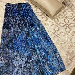 Ellie Tahari maxi skirt transparent effect